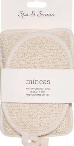 Mineas Body Scrubber Natural 2 pcs