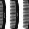 Mineas Comb Set 3 pcs Black