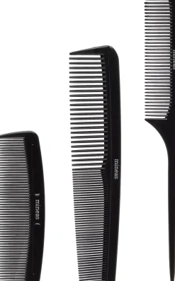 Mineas Comb Set 3 pcs Black