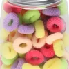 Mineas Hairbands 100 Pcs In A Jar Multicolored