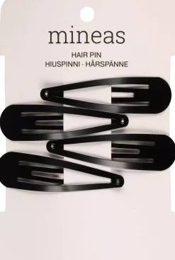 Mineas Hairclips Basic set of 4 black
