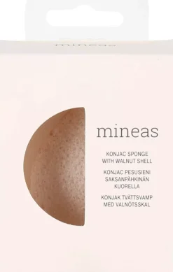Mineas Konjac Sponge For Face Walnut Shell