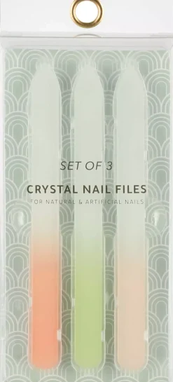 Mineas Nail File Set 3 Pcs Multicolored