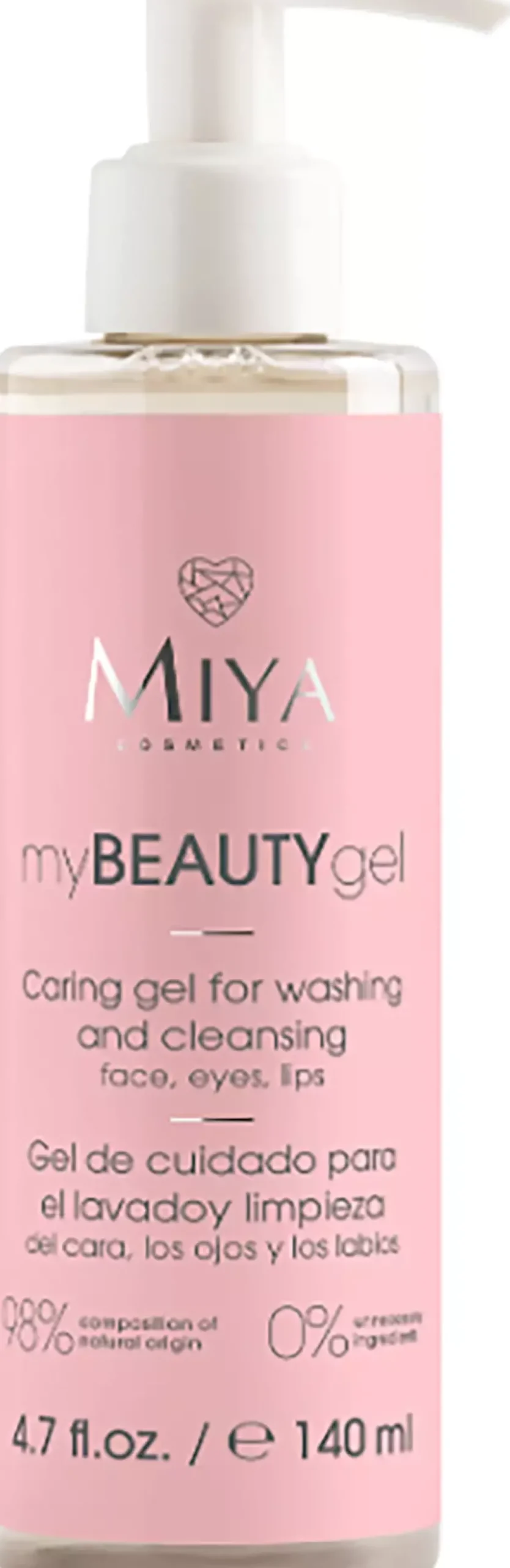 Miya Mybeautygel Caring Gel For Washing And Cleansing 140 ml
