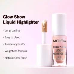 Moira Glow Show Liquid Highlighter 006 Caramel Butter