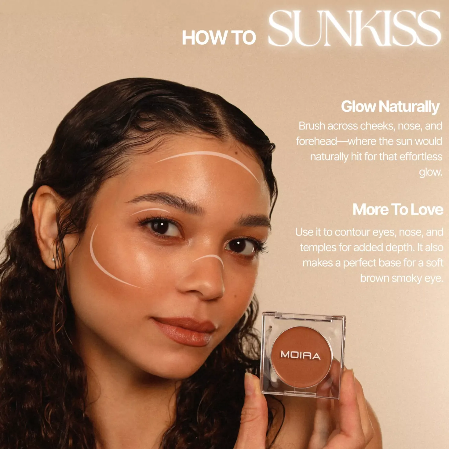Moira Stay Golden Cream Bronzer & Contour 300W