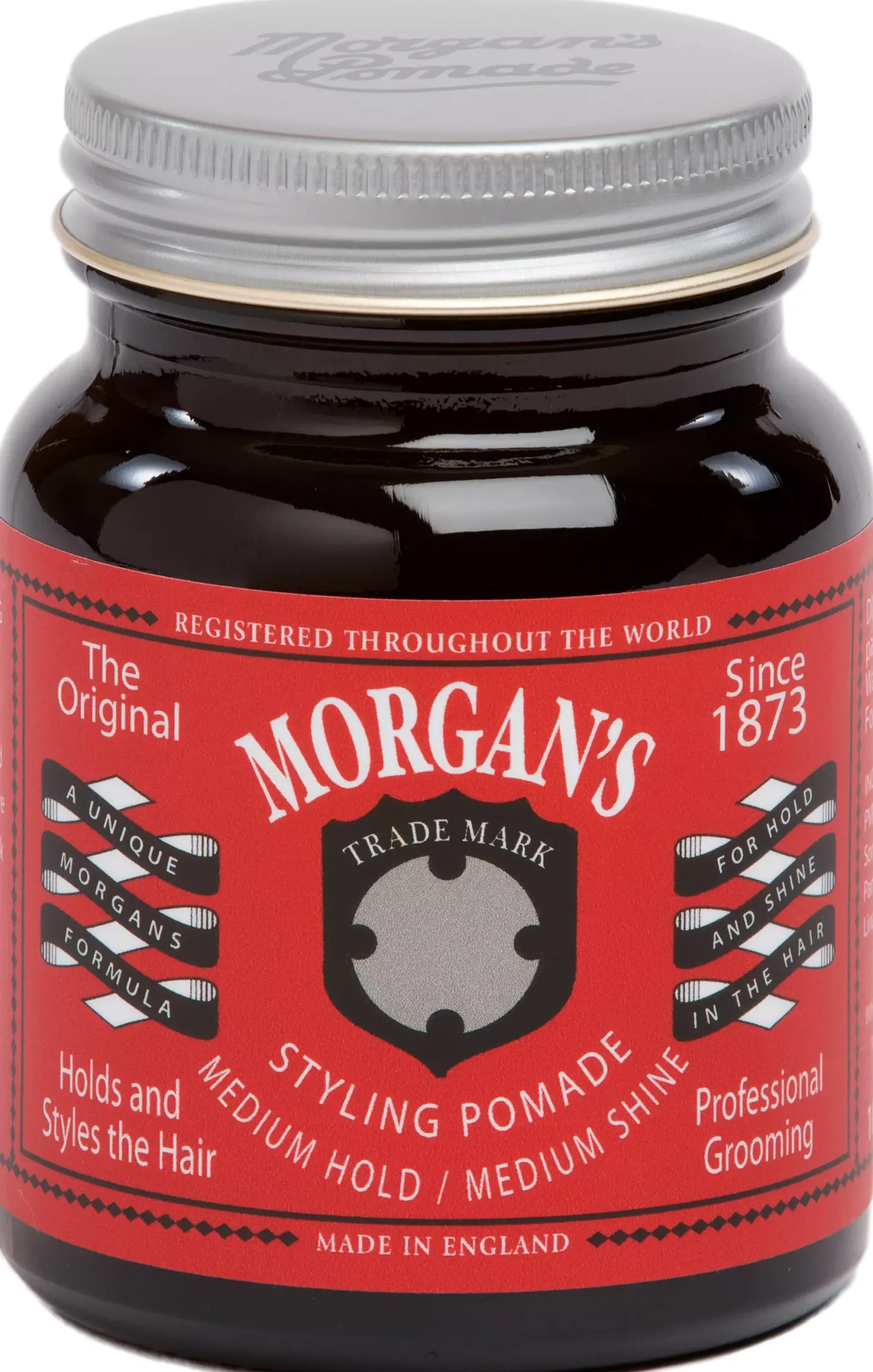 Morgan's Pomade Styling Pomade Red Label - Medium Hold Medium Shine