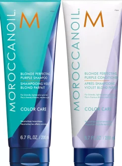 MoroccanoilColor Care Bundle Purple Shampoo 200 ml & Conditioner 200 ml