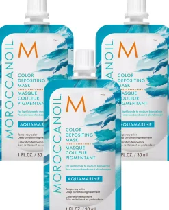 Moroccanoil Color Depositing Mask Aquamarine 30 ml x 3