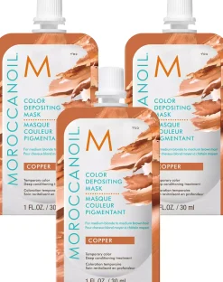 Moroccanoil Color Depositing Mask Copper 30 ml x 3