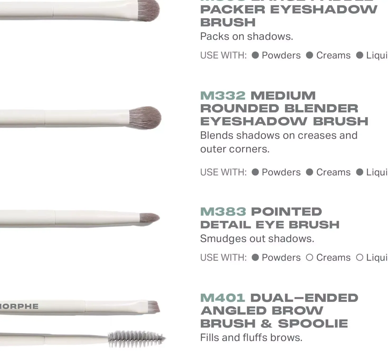 Morphe Best Of Blends 8-Piece Face & Eye Brush Set
