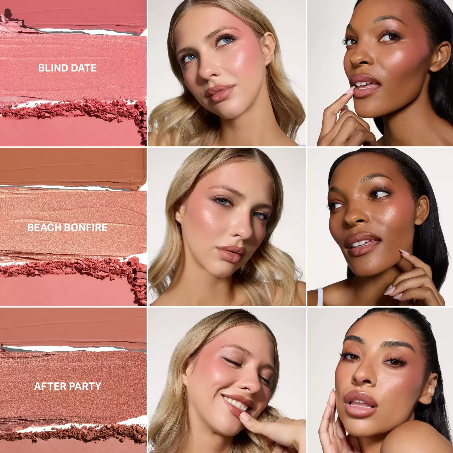 Morphe Cheek Thrills Multi-Finish Face Trio Honeymoon Suite
