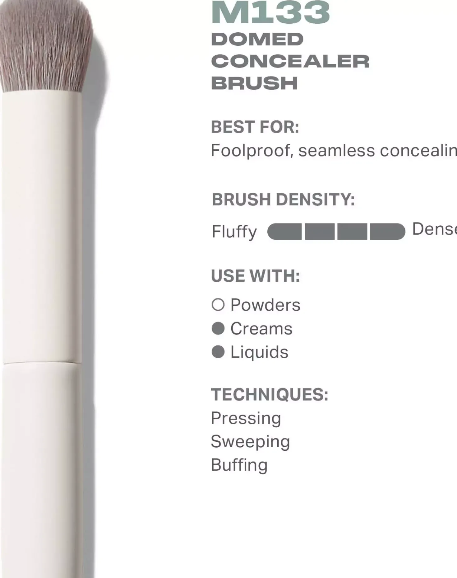 Morphe M133 Domed Concealer Brush
