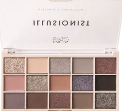 MUA Makeup Academy Eyeshadow Palette 15 Shades Illusionist