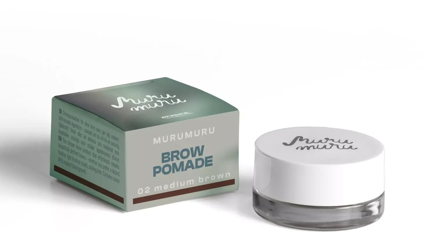 Murumuru Brow Pomade 02 Medium Brown
