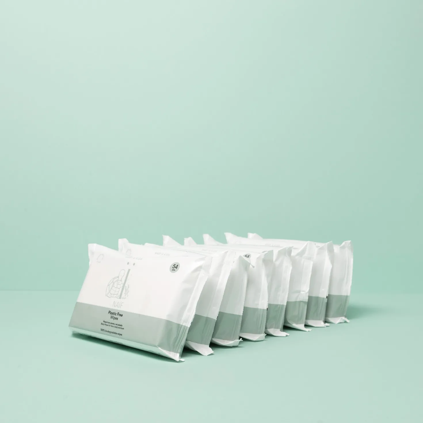 NAÏFBaby & Kids Plastic Free Wipes 16-Pack 16 stk