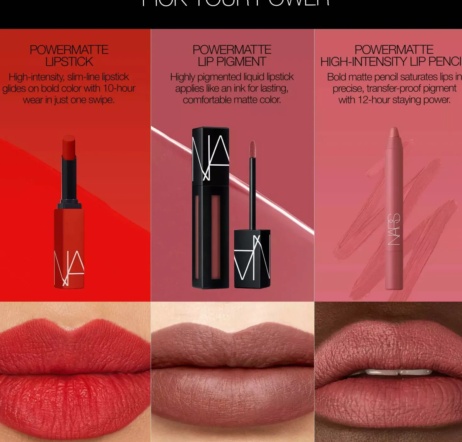 NARS Powermatte High-Intensity Lip Pencil 180 Walkyrie