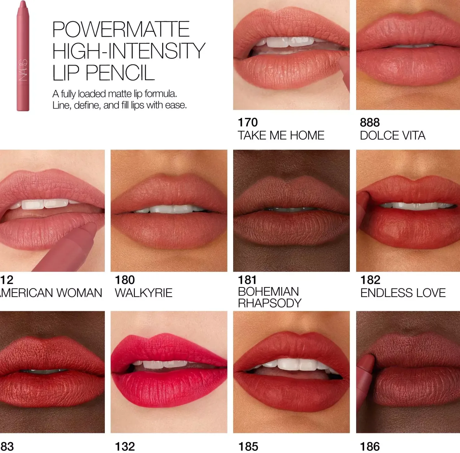 NARS Powermatte High-Intensity Lip Pencil 112 American Woman