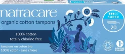 Natracare Organic Cotton Tampons Super 20 pcs
