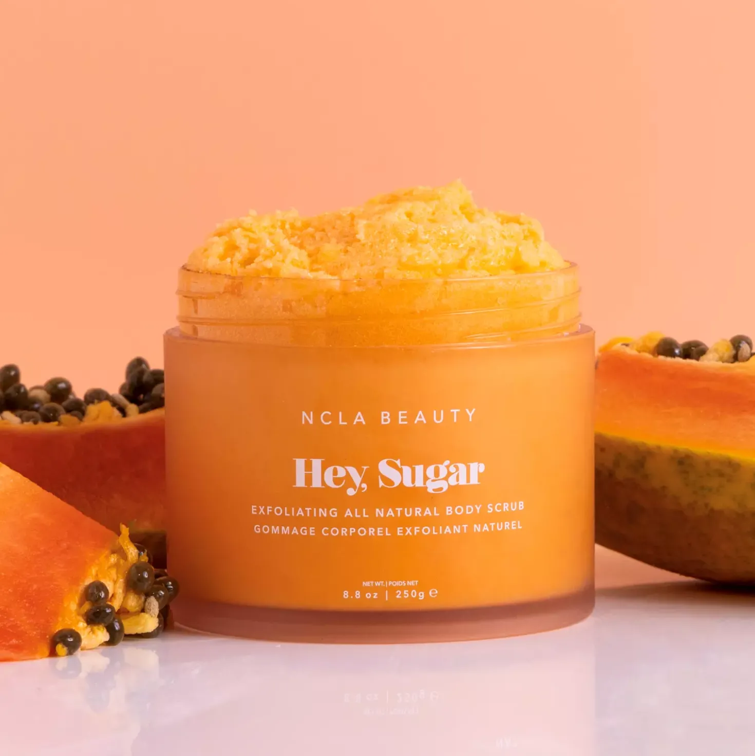 NCLA Beauty Hey, Sugar Papaya Vanilla Body Scrub 250 g