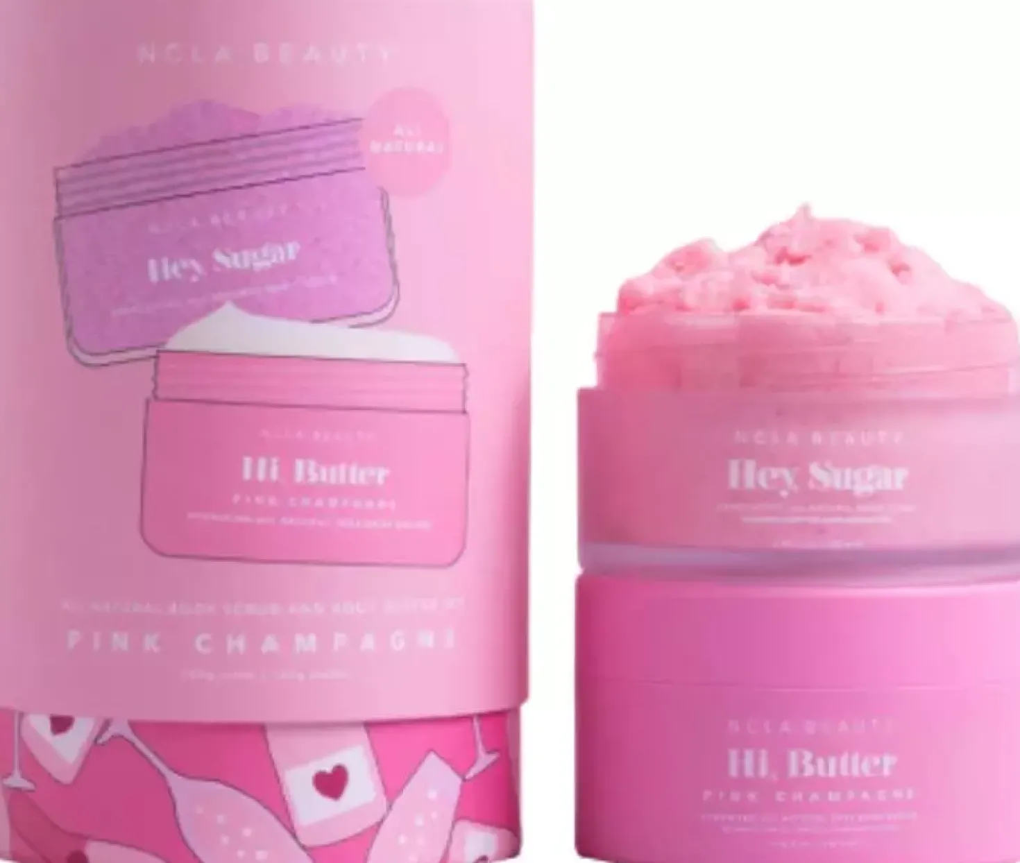 NCLA BeautyPink Champagne Pink Champagne Body Care Set