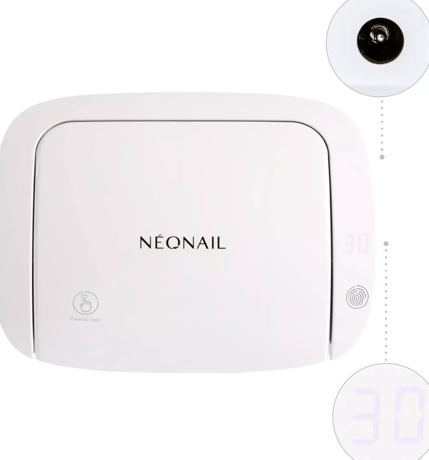 NEONAIL Set of 3 nailart brushes