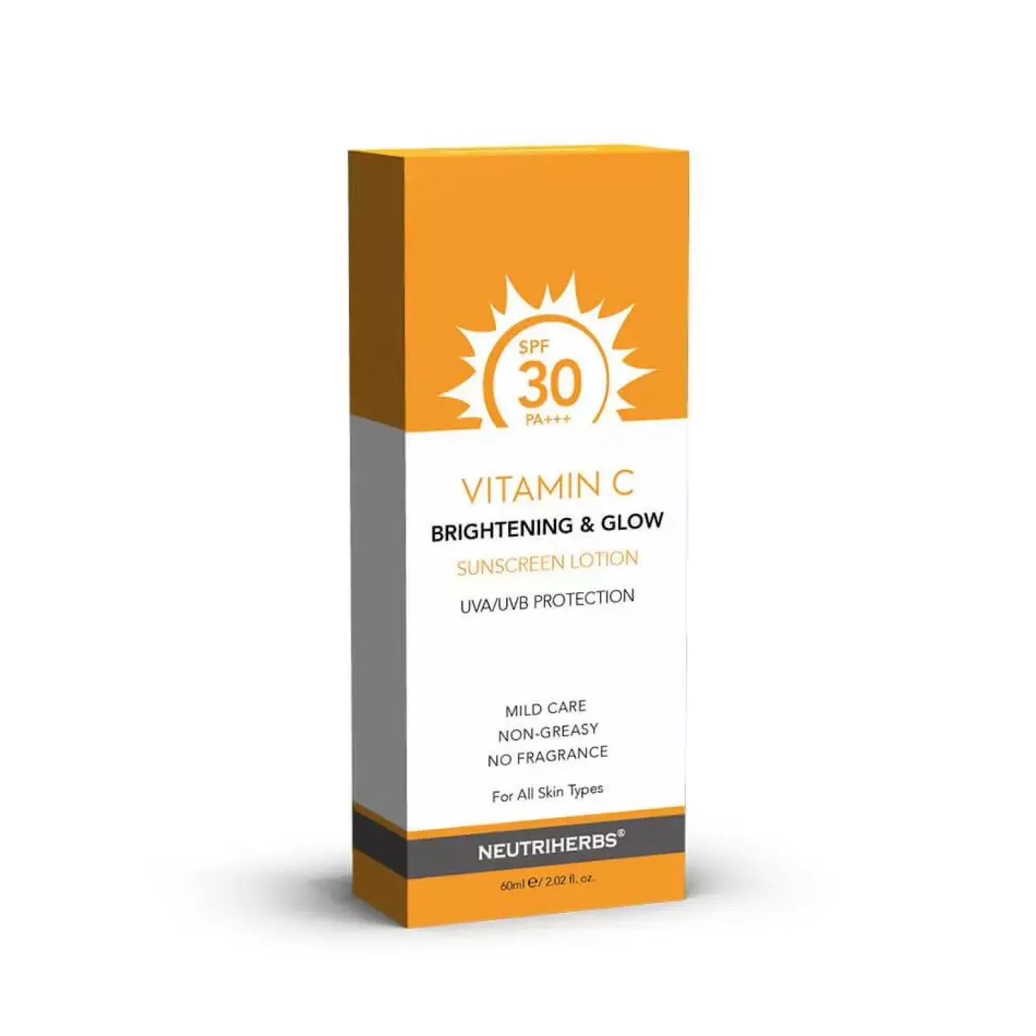 Neutriherbs Vitamin C Sunscreen Lotion SPF30 Brightening & Glow 60 ml