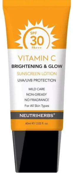 Neutriherbs Vitamin C Sunscreen Lotion SPF30 Brightening & Glow 60 ml