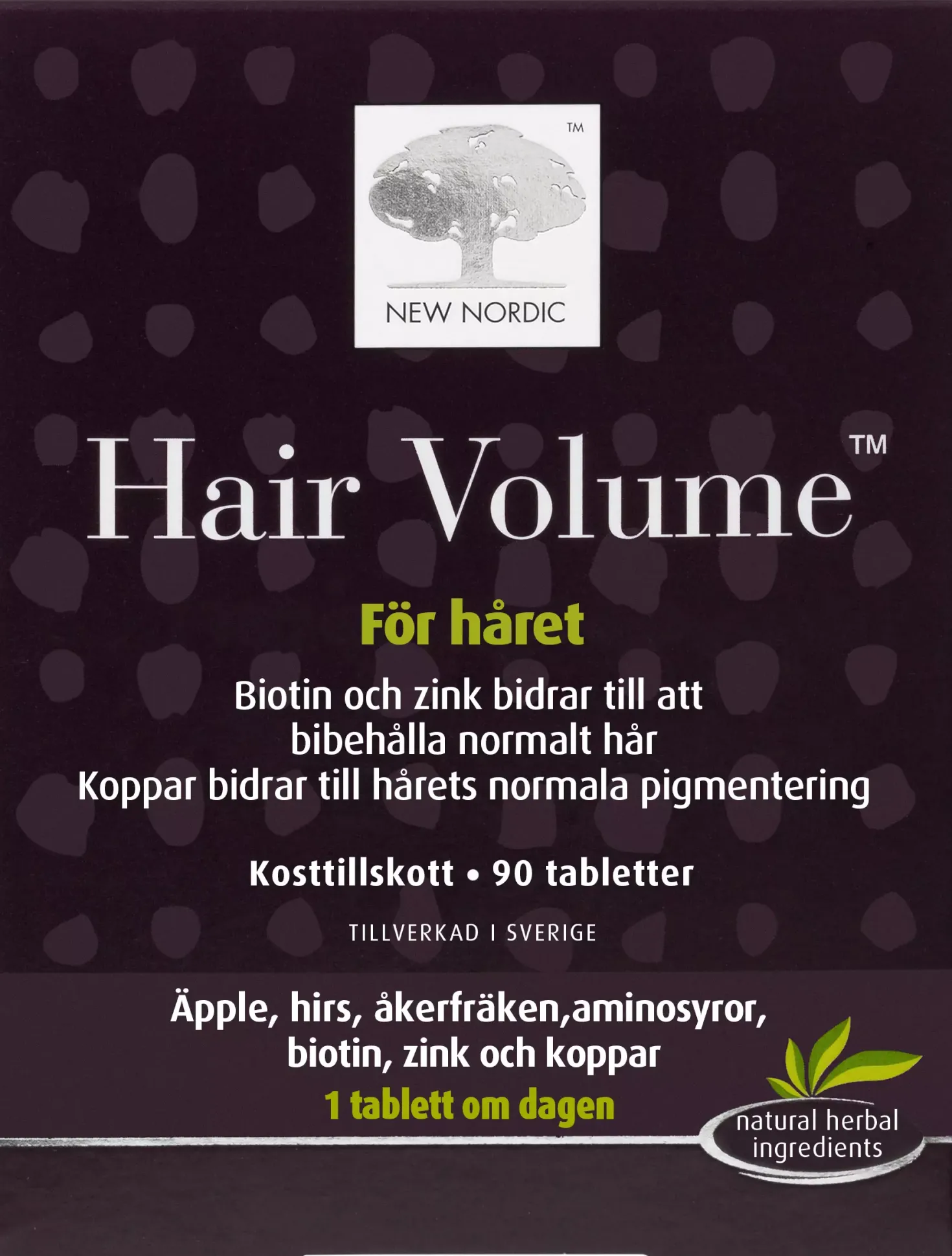 New Nordic Hair Volume 30 stk