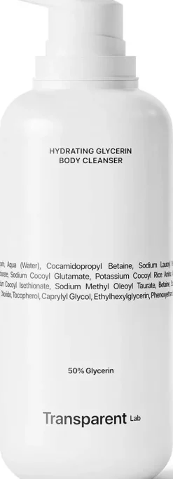 NICHE BEAUTY LABTransparent Lab Hydrating Glycerin Body Cleanser 400 ml