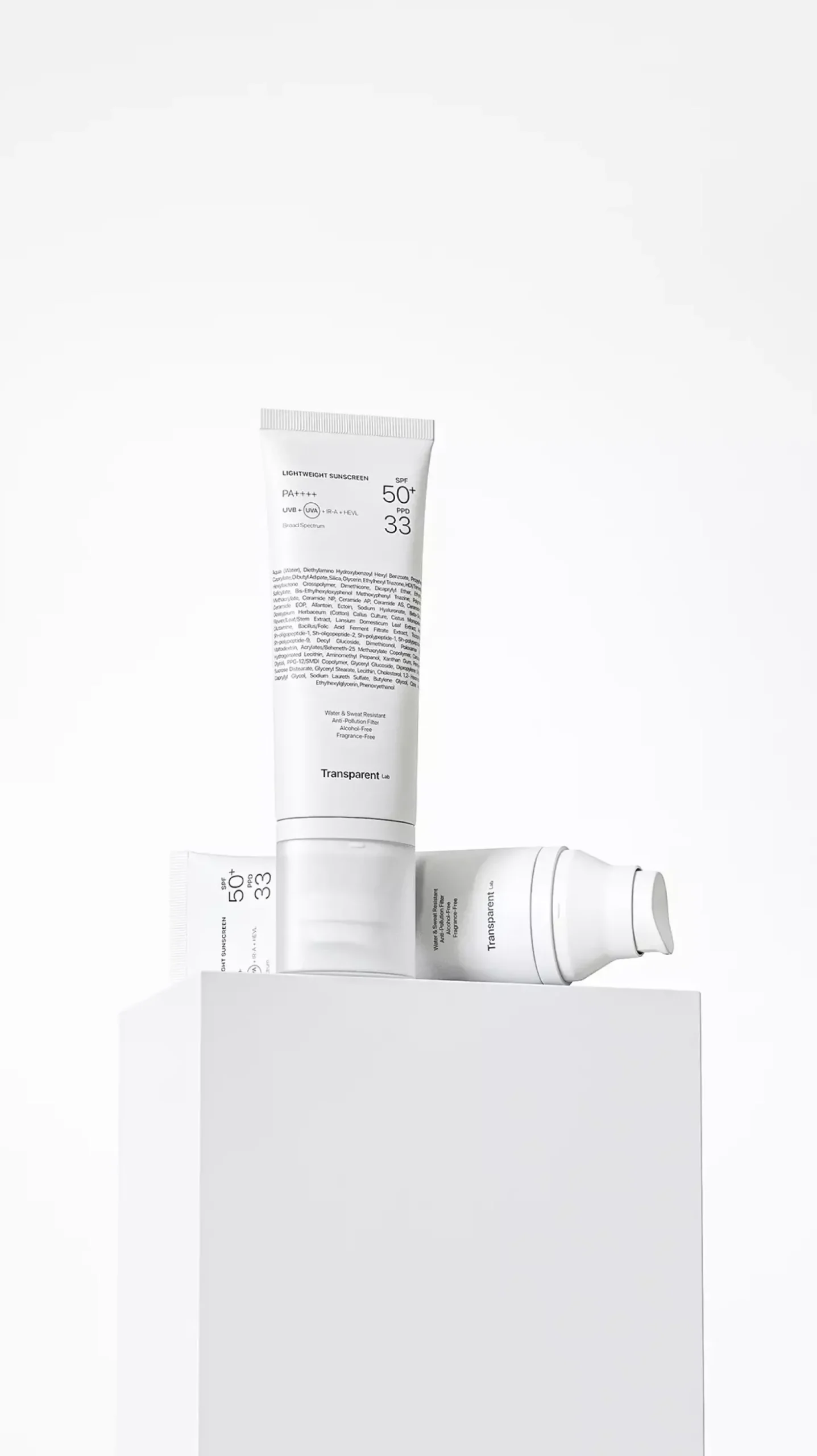 NICHE BEAUTY LABTransparent Lab Lightweight Sunscreen SPF50+ 100 ml