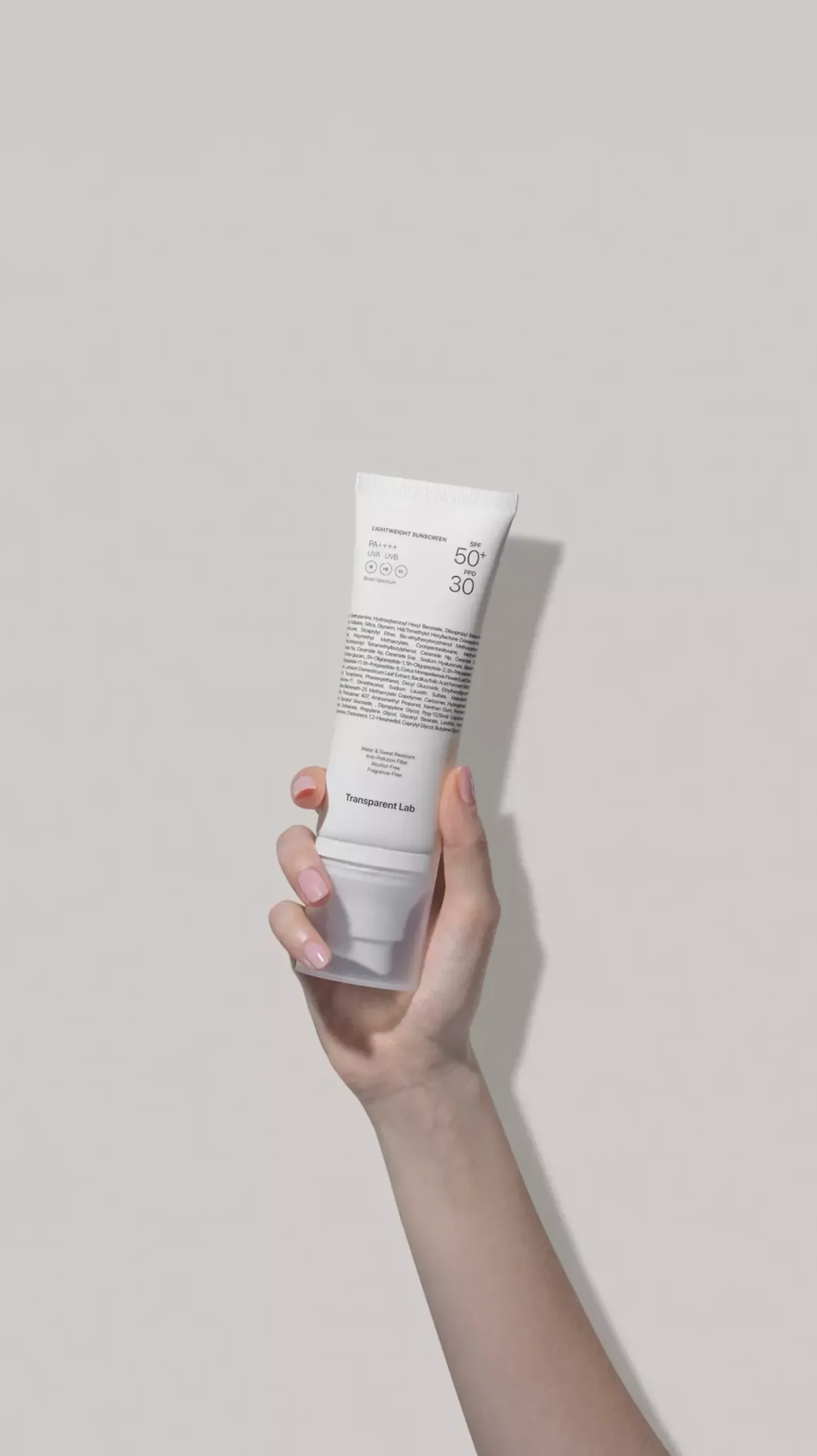 NICHE BEAUTY LABTransparent Lab Lightweight Sunscreen SPF50+ 100 ml