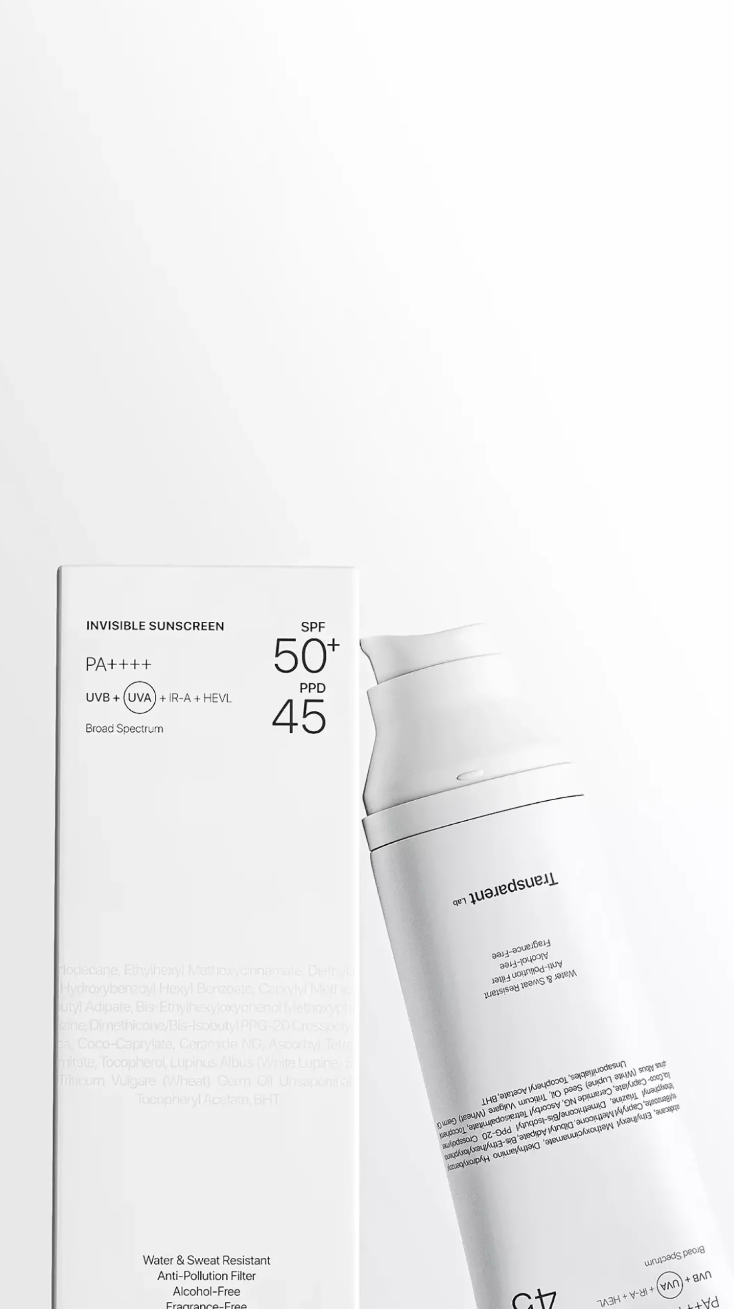 NICHE BEAUTY LABTransparent Lab Invisible Sunscreen SPF50+ 100 ml