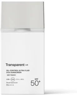 NICHE BEAUTY LABTransparent Lab Oil-Control Ultra Fluid Cica Sunscreen 100 ml