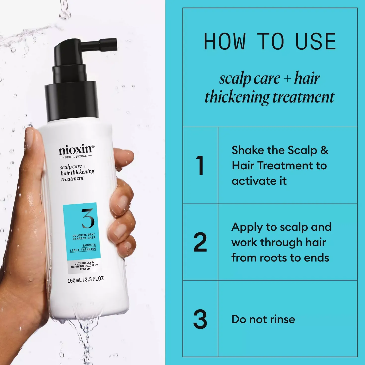 NioxinSystem 3 Scalp Treatment for Colored Thinning Hair 100 ml