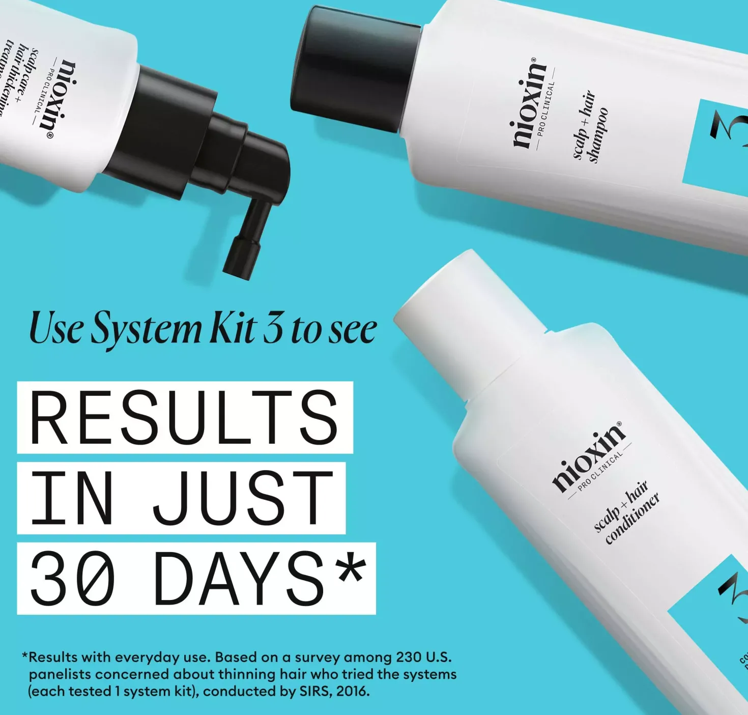 NioxinSystem 3 Scalp Treatment for Colored Thinning Hair 100 ml