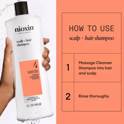 NioxinSystem 4 Shampoo for Colored Thinning Hair 1000 ml