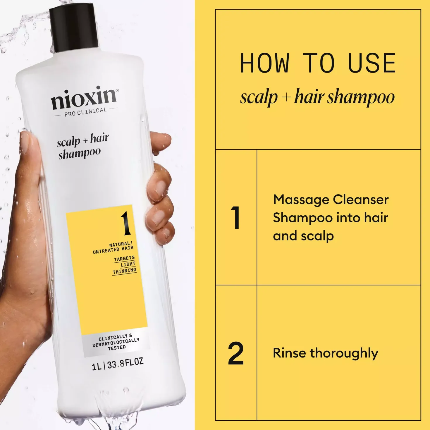 NioxinSystem 1 Shampoo for Thinning Hair 300 ml