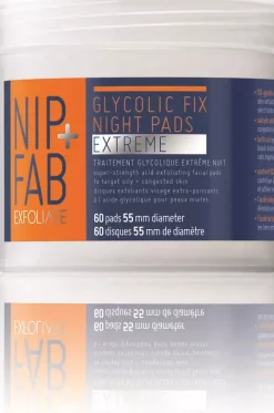 NIP+FABExfoliate Glycolic Fix Night Pads Extreme 60 Pcs