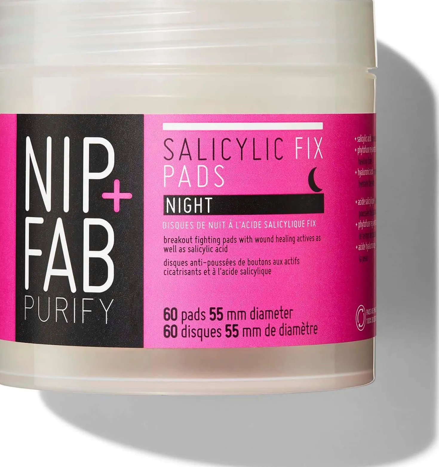 NIP+FABPurify Salicylic Fix Pads Night 60 pcs
