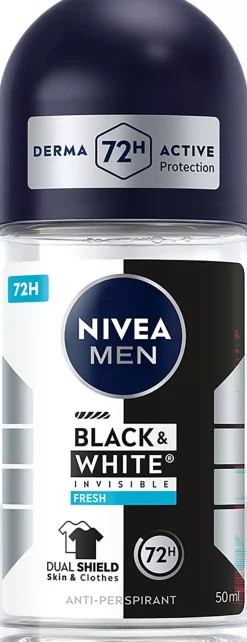 NIVEA Antiperspirant Deo Black & White Fresh Roll On 50 ml