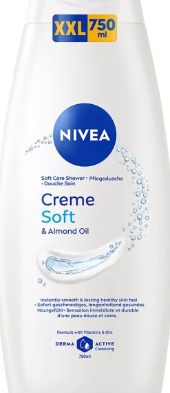 NIVEA Creme Soft & Almond Oil Shower 750 ml