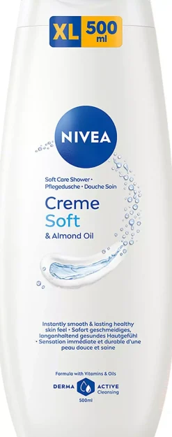 NIVEA Creme Soft Pure Care Shower Cream 500 ml