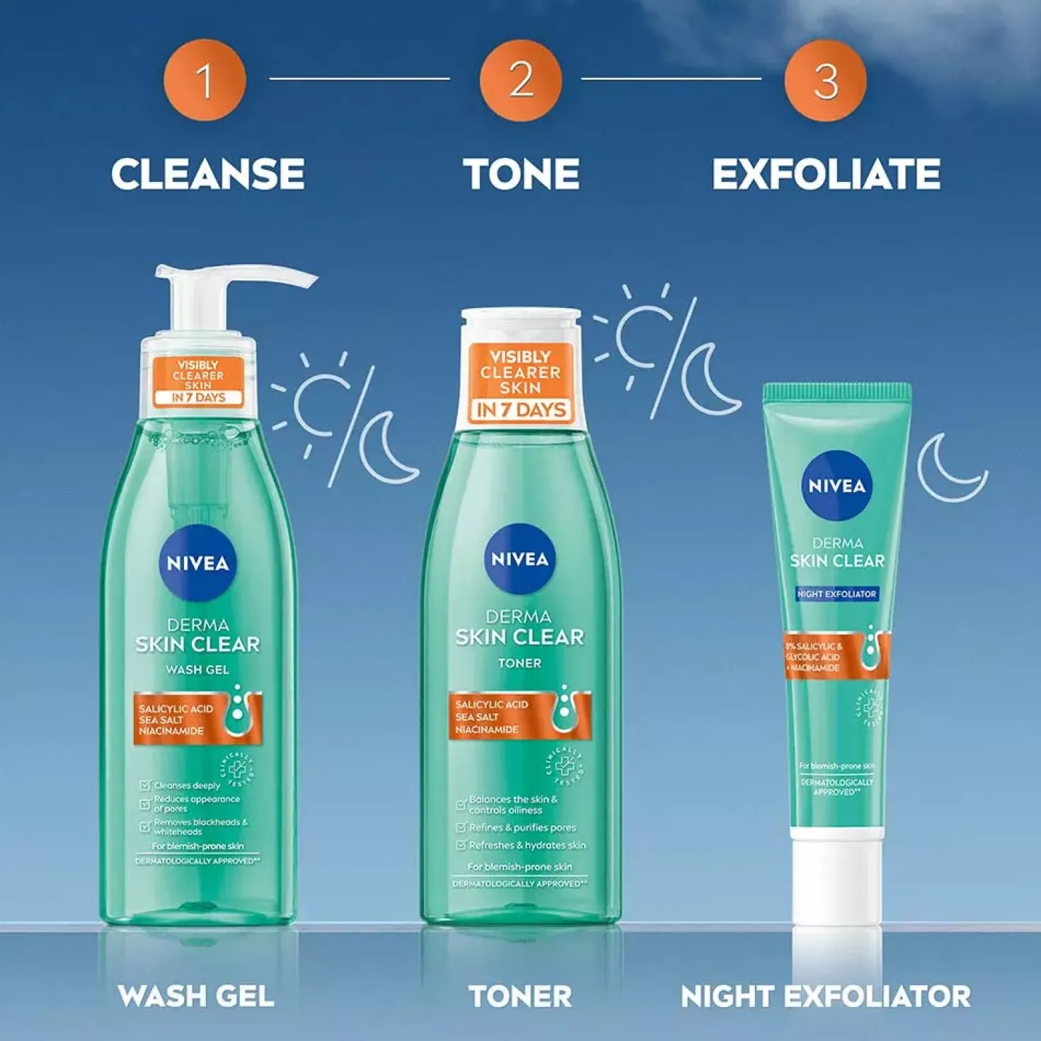 NIVEADerma Skin Clear Wash Gel 150 ml