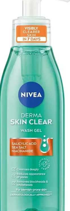 NIVEADerma Skin Clear Wash Gel 150 ml
