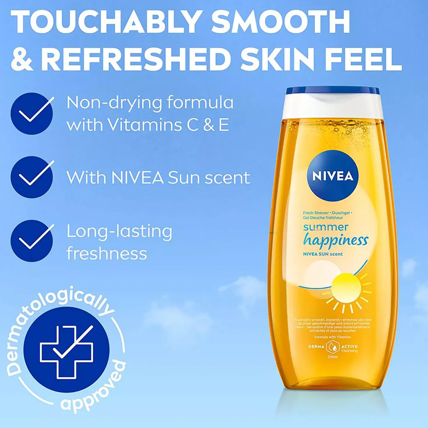 NIVEA Love Sunshine Shower Gel 250 ml