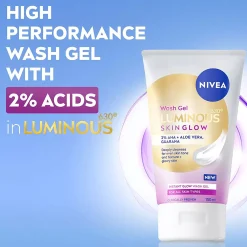 NIVEA Luminous Skin Glow Wash Gel 150 ml