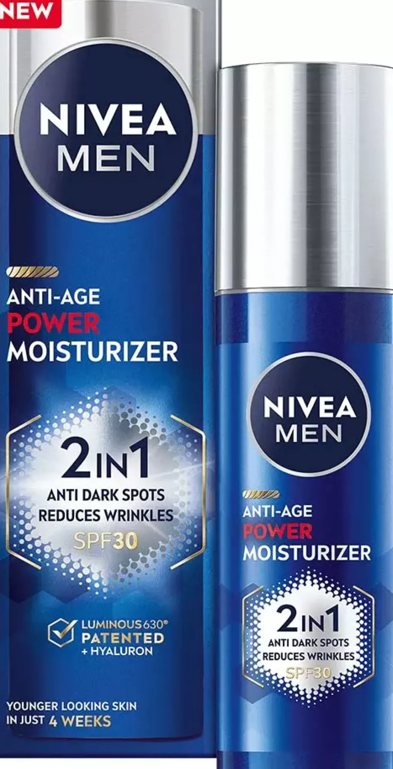 NIVEAMEN Anti-Age Power 2in1 Moisturiser SPF30 50 ml