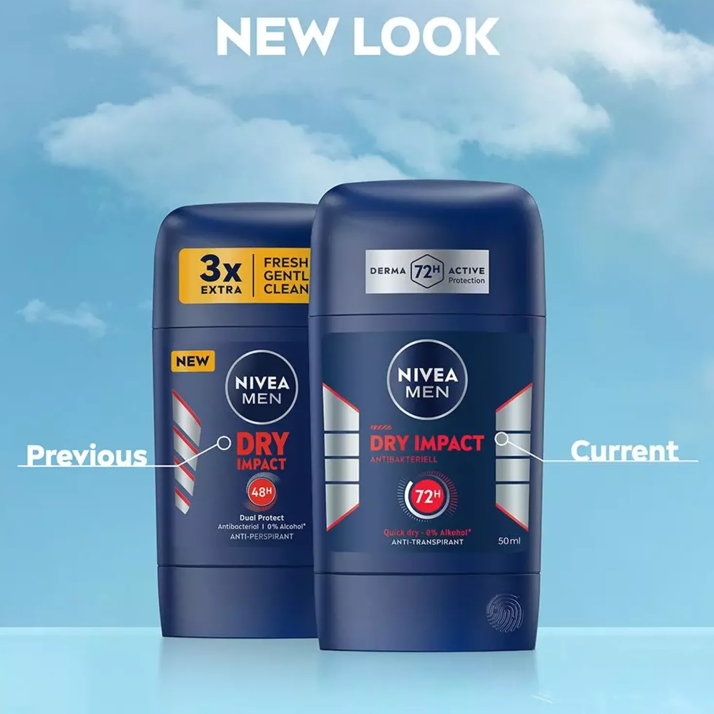 NIVEAMEN Antiperspirant Deo Dry Impact Stick 50 ml
