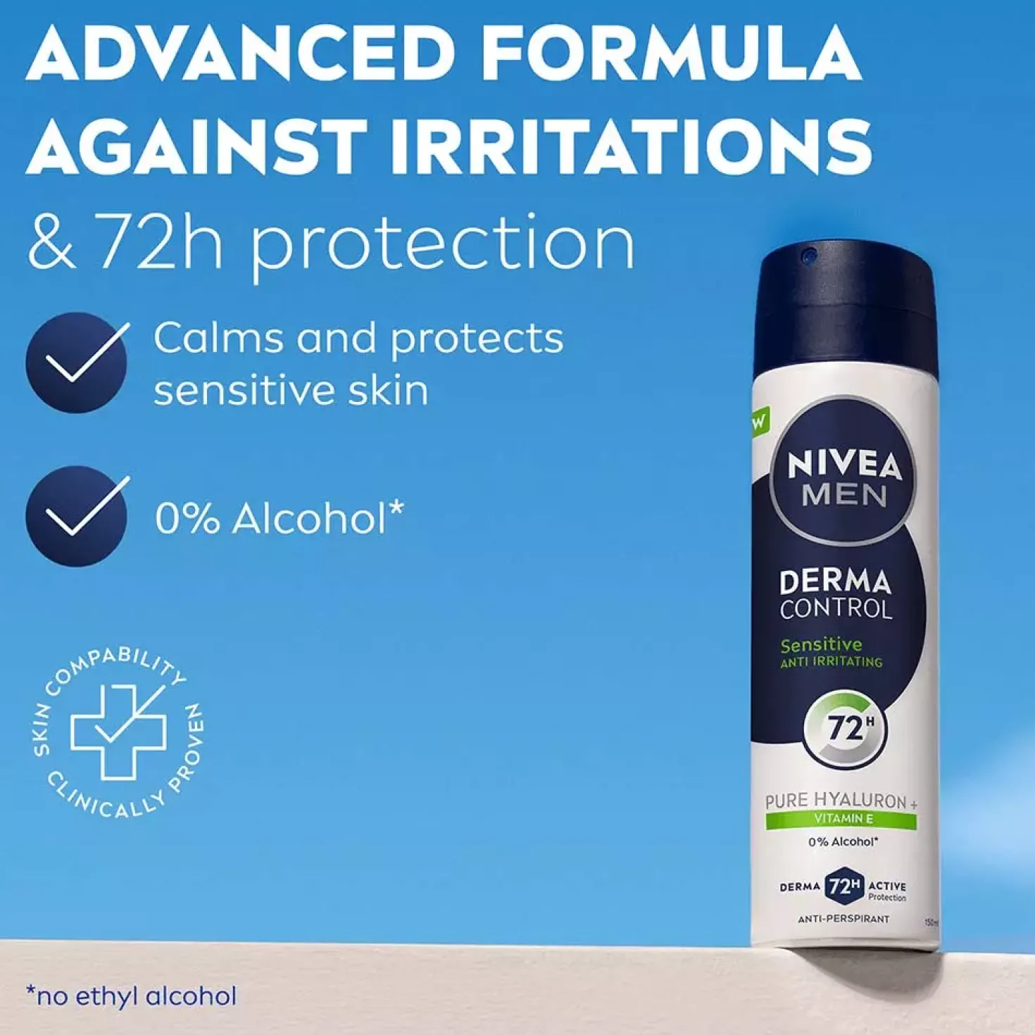 NIVEAMEN Derma Control Antiperspirant Deo Spray Sensitive 150 ml